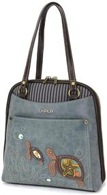 img 3 attached to 🐢 CHALA Turtle Women's Handbags & Wallets: Convertible Backpack Purse