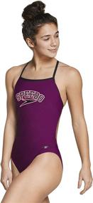img 4 attached to Speedo Womens Swimsuit Endurance Graphic Sports & Fitness in Water Sports