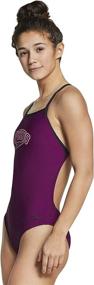 img 1 attached to Speedo Womens Swimsuit Endurance Graphic Sports & Fitness in Water Sports