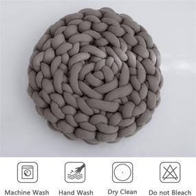 img 3 attached to 🐾 Cozy and Calming Sleep Solutions: Pet Beds for Small Dogs and Cats, Hand-Knitted Washable Cat Pillow and Dog Sofa Round Bed