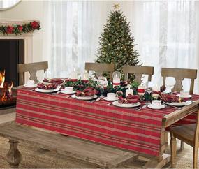 img 3 attached to 🎉 Shimmering Holiday Tablecloth by Elrene Fashions