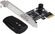 silverstone tek es02-pcie – wireless power remote with 2.4g connection, power/reset function, and audio feedback logo