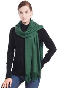 img 2 attached to LERDU Pashmina Oversized Cashmere Scarves Women's Accessories in Scarves & Wraps