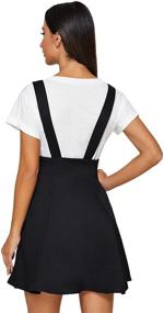 img 3 attached to 👗 SheIn Womens Pinafore Suspender Overall: Chic and Stylish Women's Clothing