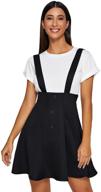 👗 shein womens pinafore suspender overall: chic and stylish women's clothing logo