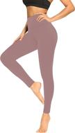 👖 buttery soft leggings for women: high waisted tummy control - no see through yoga pants логотип