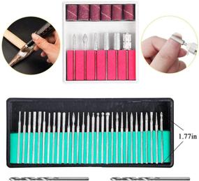img 2 attached to Uolor 108 Pcs Engraving Tool Kit: Multi-Functional Electric Corded Micro Engraver for DIY, Jewelry, Glass, Wood, Ceramic, Metal, Plastic - Includes Scriber, 82 Accessories, and 24 Stencils