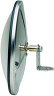 🪞 enhance safety with fit system cl085bb 8-1/2" stainless steel round full bubble convex mirror logo