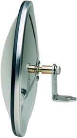 img 1 attached to 🪞 Enhance Safety with Fit System CL085BB 8-1/2" Stainless Steel Round Full Bubble Convex Mirror