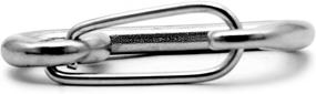 img 2 attached to 🔗 FO-465 Five Oceans 3-5/32-inches Stainless Steel Asymmetric Snap Hook