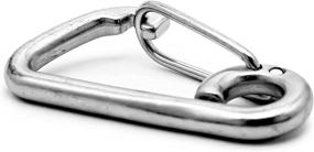 img 1 attached to 🔗 FO-465 Five Oceans 3-5/32-inches Stainless Steel Asymmetric Snap Hook