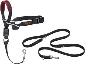img 1 attached to 🐶 Halti Optifit Головной ошейник и поводок для тренировки: идеальное решение для прекращения тяги собаки при прогулке.
