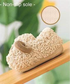 img 1 attached to 🐻 Zoolar Fluffy Winter Boys' Toddler Slippers - Ideal Shoes for Cozy Comfort