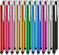 🖊️ 22-piece slim touch stylus pen set - universal capacitive stylus digital pen for tablets and devices with capacitive touch screen, compatible with most devices - 11 color variations logo