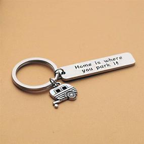 img 2 attached to Cherish Your Camping Memories with the Happy Camper RV Keychain - Perfect Trailer Christmas Vacation Gift!