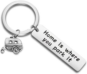 img 4 attached to Cherish Your Camping Memories with the Happy Camper RV Keychain - Perfect Trailer Christmas Vacation Gift!