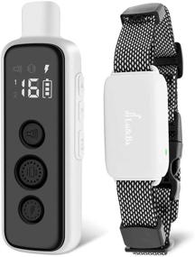 img 4 attached to 🐶 Lu&Ba Dog Shock Collar with Remote: 2 Dogs Training Modes, Rechargeable & Waterproof Collar for Small Medium Large Dogs