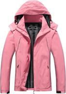 stay dry and stylish: moerdeng women's waterproof rain jacket - the perfect outdoor lightweight softshell raincoat for hiking and travel logo