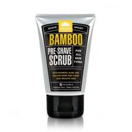 🌿 pacific shaving co. bamboo pre-shave scrub - bamboo, aloe & willow bark, exfoliating, soothing & moisturizing, blemish control, fragrance-free, all skin types, made in usa, 3.0 oz logo