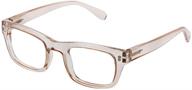 👓 stylish square reading glasses for women: introducing peepers by peeperspecs venice collection logo