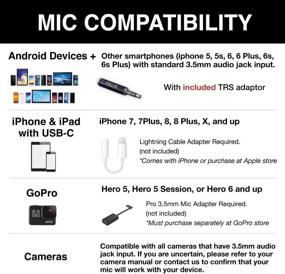 img 2 attached to 🎤 2 Pack Clip On Lavalier Lapel Microphone Set: iPhone & Android Compatible | High-Quality Sound for Recording & Broadcasting