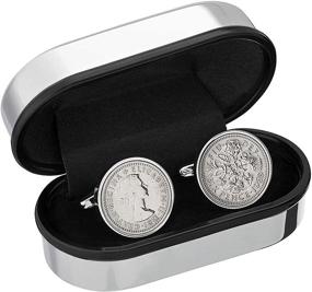 img 1 attached to 54Th Birthday English Sixpence Cufflinks
