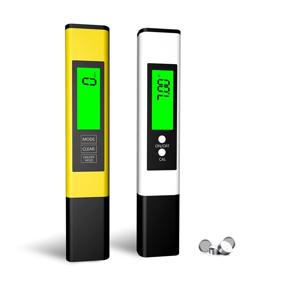 img 4 attached to WEKSUN pH and TDS Meter Kit - Digital Water Quality Tester for High Accuracy Testing of pH and TDS Levels - Backlit Screen - Ideal for Drinking Water, Aquariums, and Swimming Pools