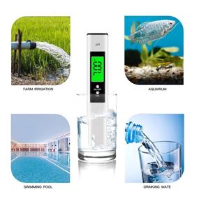 img 2 attached to WEKSUN pH and TDS Meter Kit - Digital Water Quality Tester for High Accuracy Testing of pH and TDS Levels - Backlit Screen - Ideal for Drinking Water, Aquariums, and Swimming Pools
