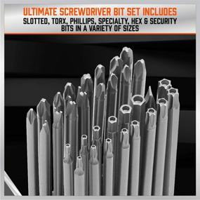 img 1 attached to 🔐 HORUSDY 32-Piece 1/4" Extra-long Security Power Bit Set, 6" Long Tamper-proof Security Bits, S2 Steel