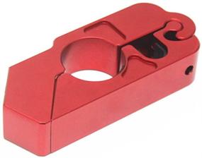 img 3 attached to E-Bro Motorcycle Handlebar Grip Brake Lever Lock for Enhanced Security and Anti-Theft Protection (Red)