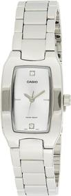 img 4 attached to ⌚ Женские наручные часы CASIO Enticer LTP-1165A-7C2 - Серебряные / белые аналоговые часы на кварцевом механизме из нержавеющей стали