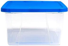 img 1 attached to 👠 Homz Stackable Clear Plastic Shoe Storage Box with Lid - 6 Quart (10-Pack)