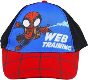 img 2 attached to Spider Man Little Toddler Baseball Black