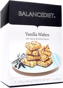 img 2 attached to 🍪 Высокобелковые вафли с ванилью от BalanceDiet - 5 упаковок: питательная закуска или десерт