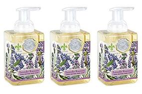 img 4 attached to 🌺 Luxurious Michel Design Works Foaming Hand Soap - Lavender Rosemary - 3-Pack, 17.8 Fluid Ounce