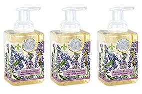 img 3 attached to 🌺 Luxurious Michel Design Works Foaming Hand Soap - Lavender Rosemary - 3-Pack, 17.8 Fluid Ounce