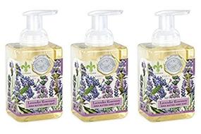 img 2 attached to 🌺 Luxurious Michel Design Works Foaming Hand Soap - Lavender Rosemary - 3-Pack, 17.8 Fluid Ounce