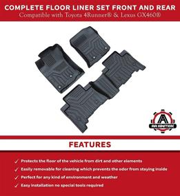 img 3 attached to Floor Liner Set Compatible 2013 2020