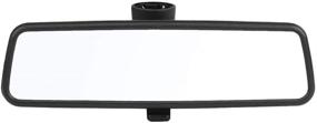 img 4 attached to Qiilu Rear View Mirror Car Interior Inner Rearview Mirror For Passat B5 1999-2005 Jetta MK4 1999-2004 Golf MK4 1999-2004 3B0857511G (Black)