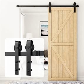 img 4 attached to 🚪 Enhance Your Doors with Homlux Heavy Sturdy Sliding Hardware: Uncompromising Strength and Durability