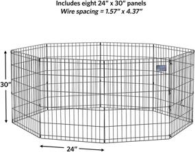 img 2 attached to 🐶 Foldable Metal Dog Exercise Pen / Pet Playpen by MidWest