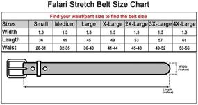 img 1 attached to 👗 Stylish and Versatile: Falari Canvas Elastic Stretch Braided Women's Accessories for Belts