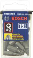 bosch p2115tcb impact phillips 15 piece logo