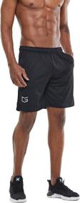 img 3 attached to 🏃 Quick Dry Lightweight Men's 7" Workout Running Shorts with Zip Pockets - G Gradual Gym Shorts