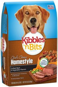 img 2 attached to 🐶 Premium 8-Pound Kibbles 'N Bits Homestyle Grilled Beef Steak & Vegetable Flavor Dry Dog Food - Nutritious and Delicious