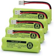 🔋 4-pack geilienergy bt183482 bt283482 ni-mh cordless phone battery for vtech ds6401 ds6421 ds6422 ds6472 ls6405 ls6425 ls6426 ls6475 ls6476 89-1348-01-00 logo