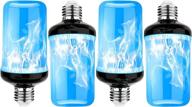 🔥 tidorlou flame effect led fire light bulb логотип
