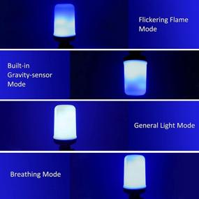 img 3 attached to 🔥 Tidorlou Flame Effect LED Fire Light Bulb