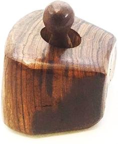 img 3 attached to Kitchen Ironwood Wooden Pepper Grinder – Compact Size: Length 4 inches, Width 3.5 inches, Height 4.5 inches