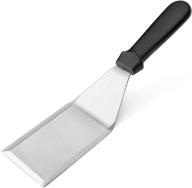 🍔 new star foodservice 36152 hamburger turner/spatula, 11.5-inch, black - heavy duty plastic handle with cutting edge logo